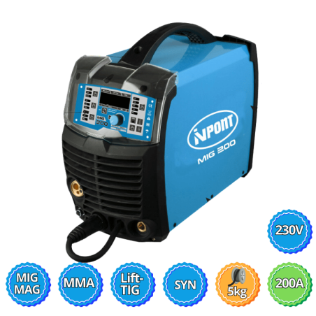 ÍVPONT MIG-200 Synergic Welding Machine