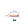 Contact tip M6 D6, Binzel, Available in Multiple Types and Sizes - Ívpont Győr