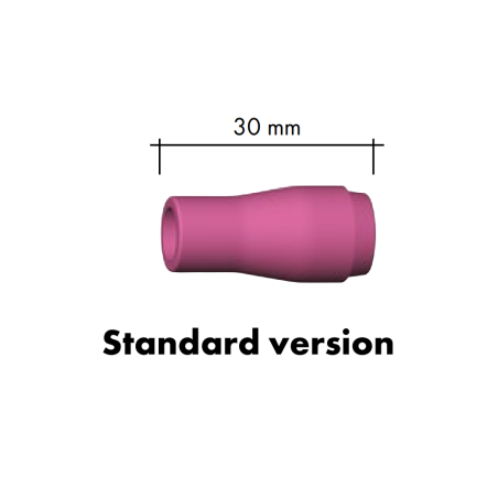 Ceramic Gas nozzle SR9/20, standard, 30mm, in multiple sizes
