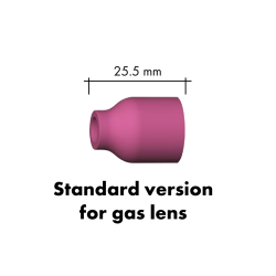 Ceramic Gas Nozzle for Gas Lens, SR9/20/24, in various sizes