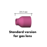 Ceramic Gas Nozzle for Gas Lens, SR9/20/24, in various sizes