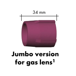 Jumbo Keramik-Gasdüse für Gaslinse, Zylindrisch