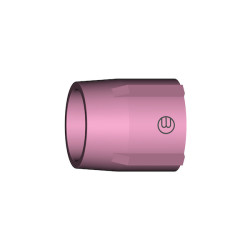 Standard ceramic gas nozzle for gas lens, Binzel, Cylindrical