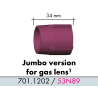 Jumbo Keramik-Gasdüse für Gaslinse, Zylindrisch