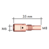 Contact tip holder, Binzel, MB25AK - Ívpont Győr