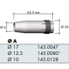 24KD Air-cooled Gas Nozzle, Multiple Sizes - Ívpont Győr