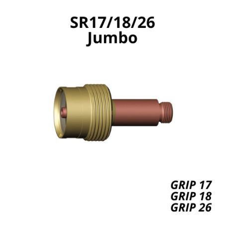 Spannhülsengehäuse SR17/18/26, mit Gaslinse, standard - Ivpont Győr