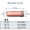 26KD Air-cooled Gas Nozzle, Multiple Sizes - Ívpont Győr