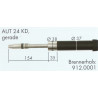 Welding Torch neck, Straight, AUT 24 KD, Binzel  - Ívpont Győr