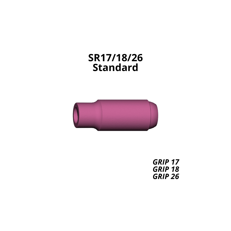 Ceramic Gas Nozzle SR17/18/26, standard, in multiple sizes - Ívpont Ceramic Gas Nozzle SR17/18/26, standard, in multiple sizes - Ívpont
