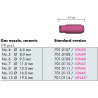 Keramik Gasdüse SR17/18/26, standard, in verschiedenen Größen