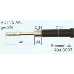 Schweißbrennerhals, Gerade, AUT 25 AK, Binzel  - Ívpont Győr