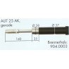Welding Torch neck, Straight, AUT 25 AK, Binzel  - Ívpont Győr