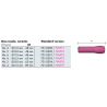 Ceramic Gas nozzle, Elongated, SR9/20, in multiple sizes - Ívpont