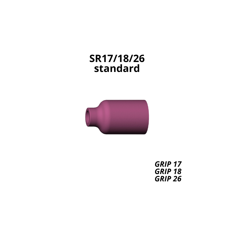 Ceramic Gas Nozzle for Gas Lens, SR9/20/24, in various sizes Ceramic Gas Nozzle for Gas Lens, SR9/20/24, in various sizes