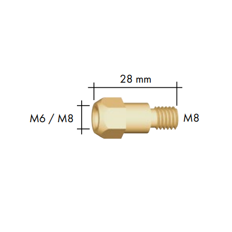 Contact tip holder, Binzel, MB36KD - Ívpont Győr