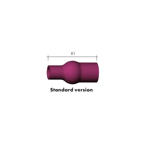 Ceramic Gas Nozzle for Gas Lens, SR9/20/24, in various sizes
