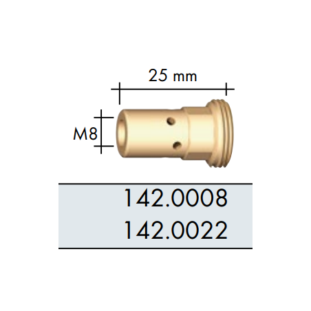 Gasdüsenträger, Binzel, MB 401 D / 501 D - Ívpont Győr