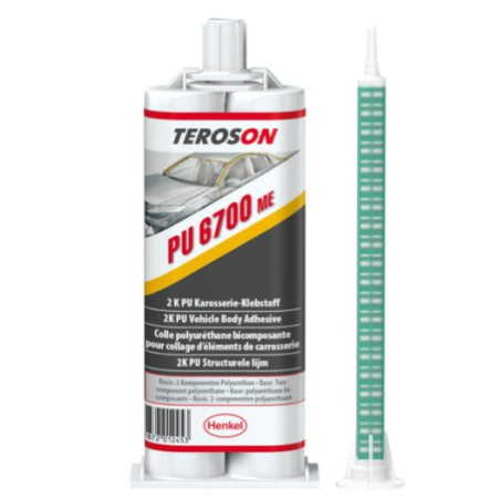 Teroson PU 6700 2K-Klebstoff mit Micro-Emission Eigenschaften für Fahrzeugteile nach Maß. 2x25 ml - IVPONT
